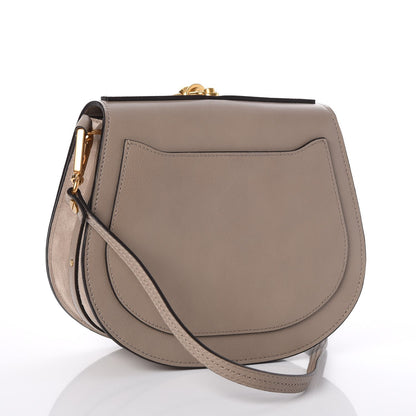 Chloe Calfskin Suede Medium Nile Bracelet Bag Motty Grey 3 of 7
