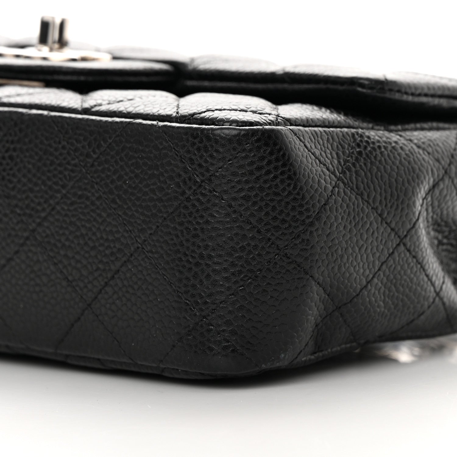 Chanel Caviar Quilted Mini Rectangular Flap Black 10 of 11