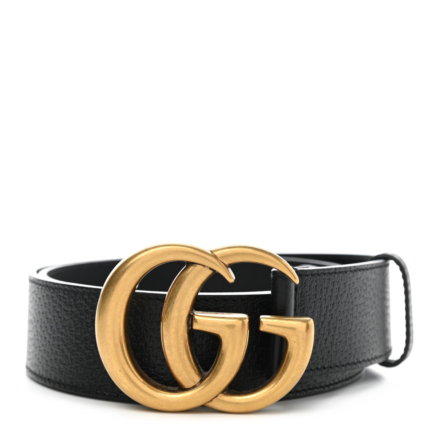 Textured Calfskin Double G 40mm Belt 90 36 Black