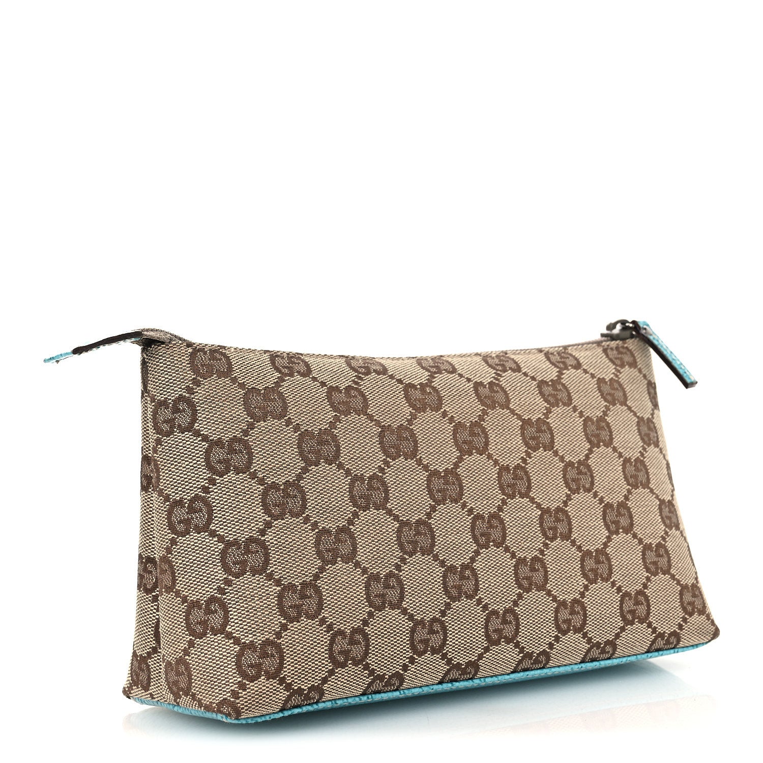Gucci Monogram GG Cosmetic Case Turquoise 3 of 11