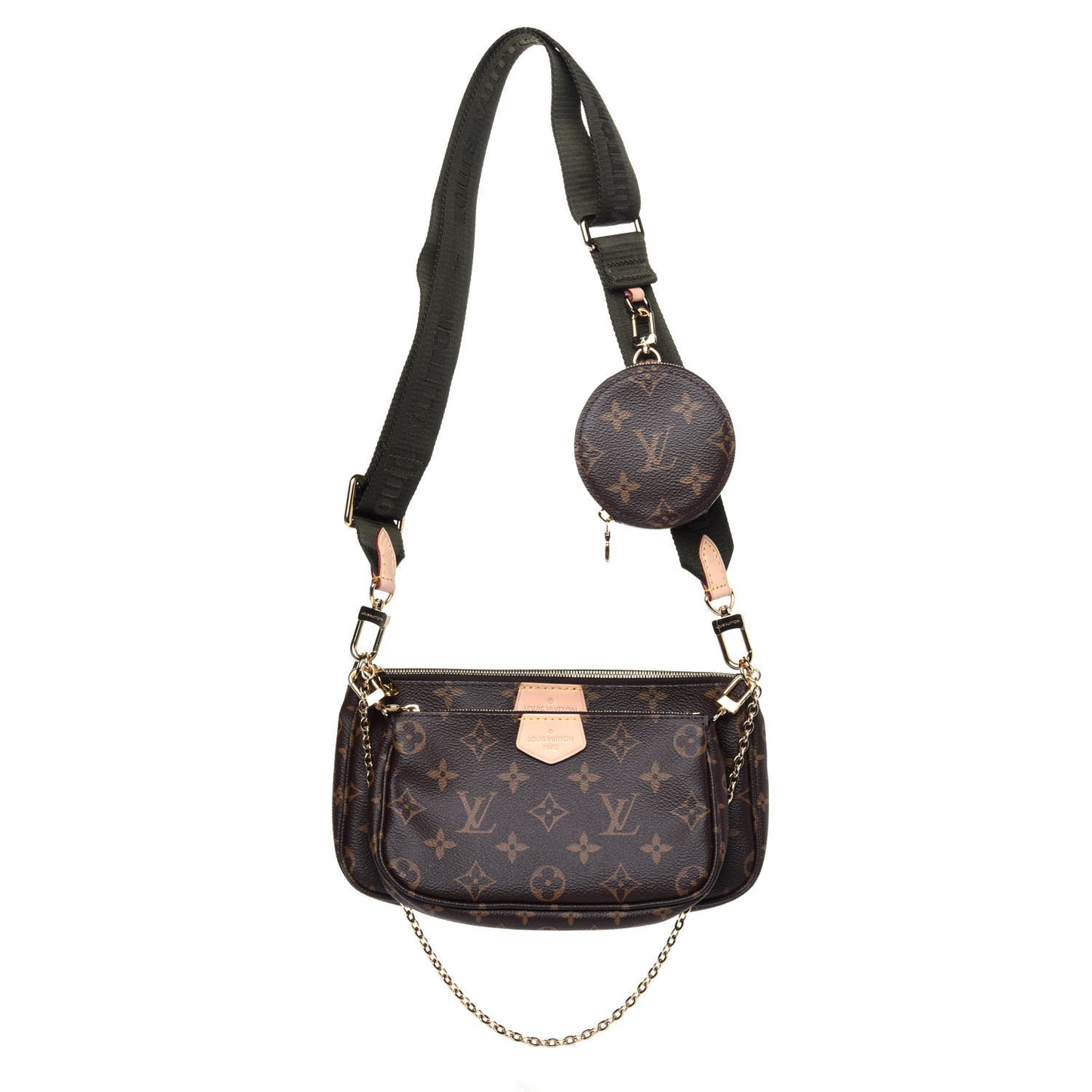 Monogram Multi Pochette Accessories Kaki