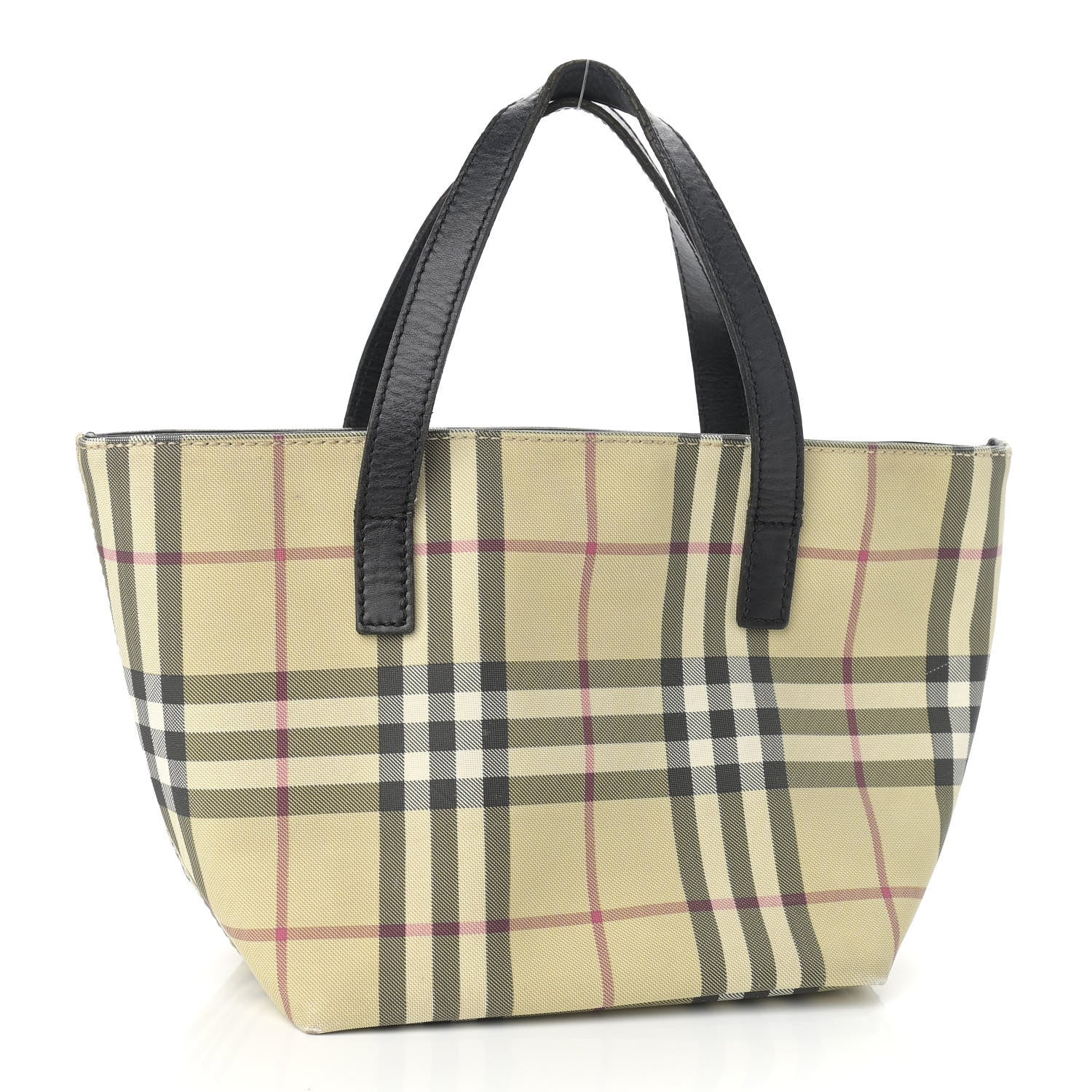 Burberry House Check Small Tote Black 3 of 12