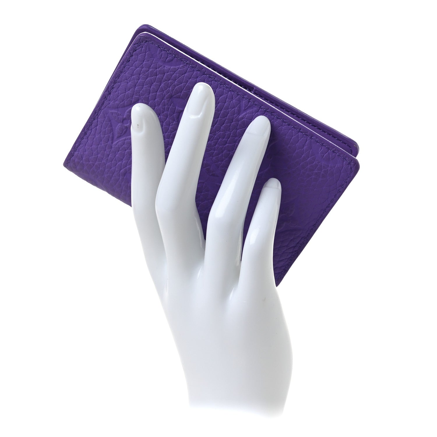 Louis Vuitton Taurillon Monogram Pocket Organizer Violet 2 of 6