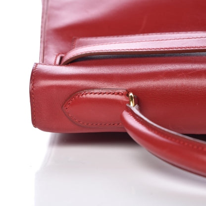 Hermes Box Kelly Retourne 28 Rouge Vif 12 of 41