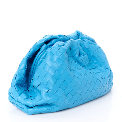Bottega Veneta Nappa Maxi Intrecciato The Pouch Oversized Clutch Swimming Pool 3 of 10