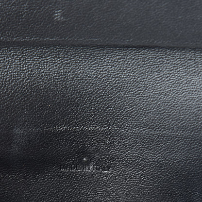 Givenchy Goatskin Diamond Quilted GV3 Medium Wallet Black 7 of 13