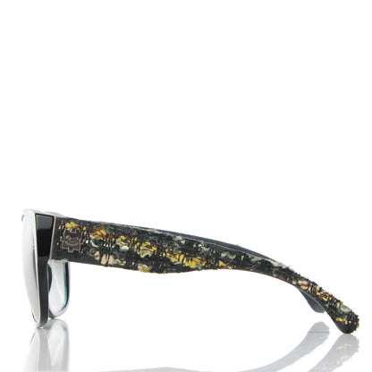 Chanel Tweed Boy CC Sunglasses 5237 Green Black 3 of 7