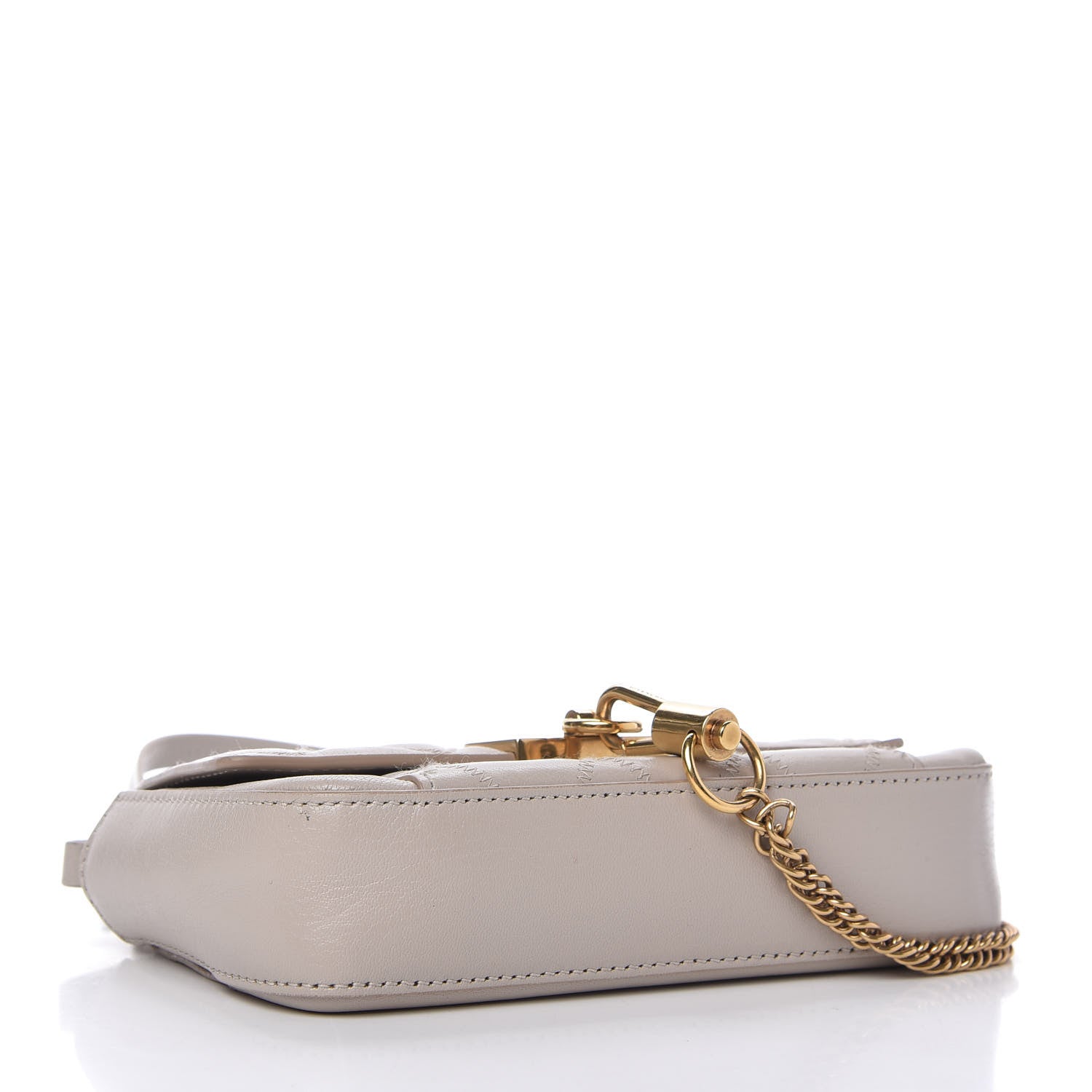 Givenchy Goatskin Quilted GV3 Mini Pocket Convertible Bag Natural 4 of 10