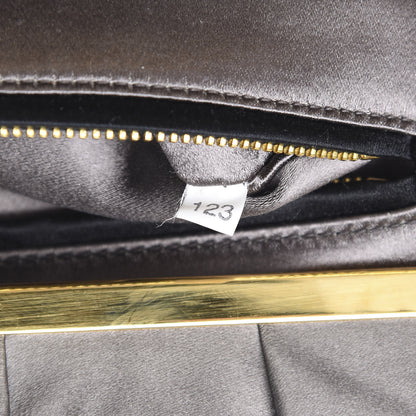 Prada Satin Clutch Fumo 7 of 10
