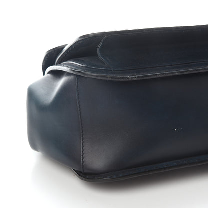 Gucci Calfskin Large Lady Stirrup Top Handle Dark Blue 9 of 10