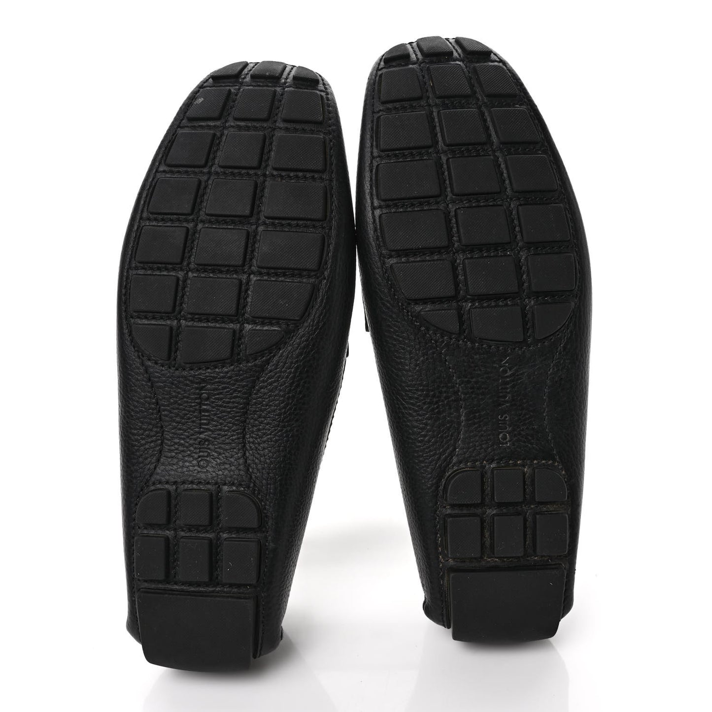 Calfskin Mens Monte Carlo Shoe Moccasin Loafers 9 Black