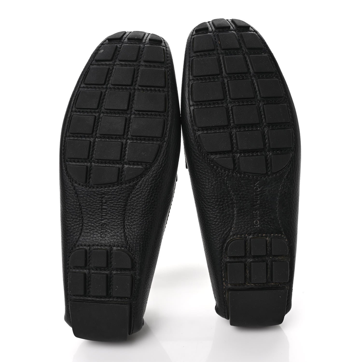 Louis Vuitton Calfskin Mens Monte Carlo Shoe Moccasin Loafers 9 Black 6 of 9