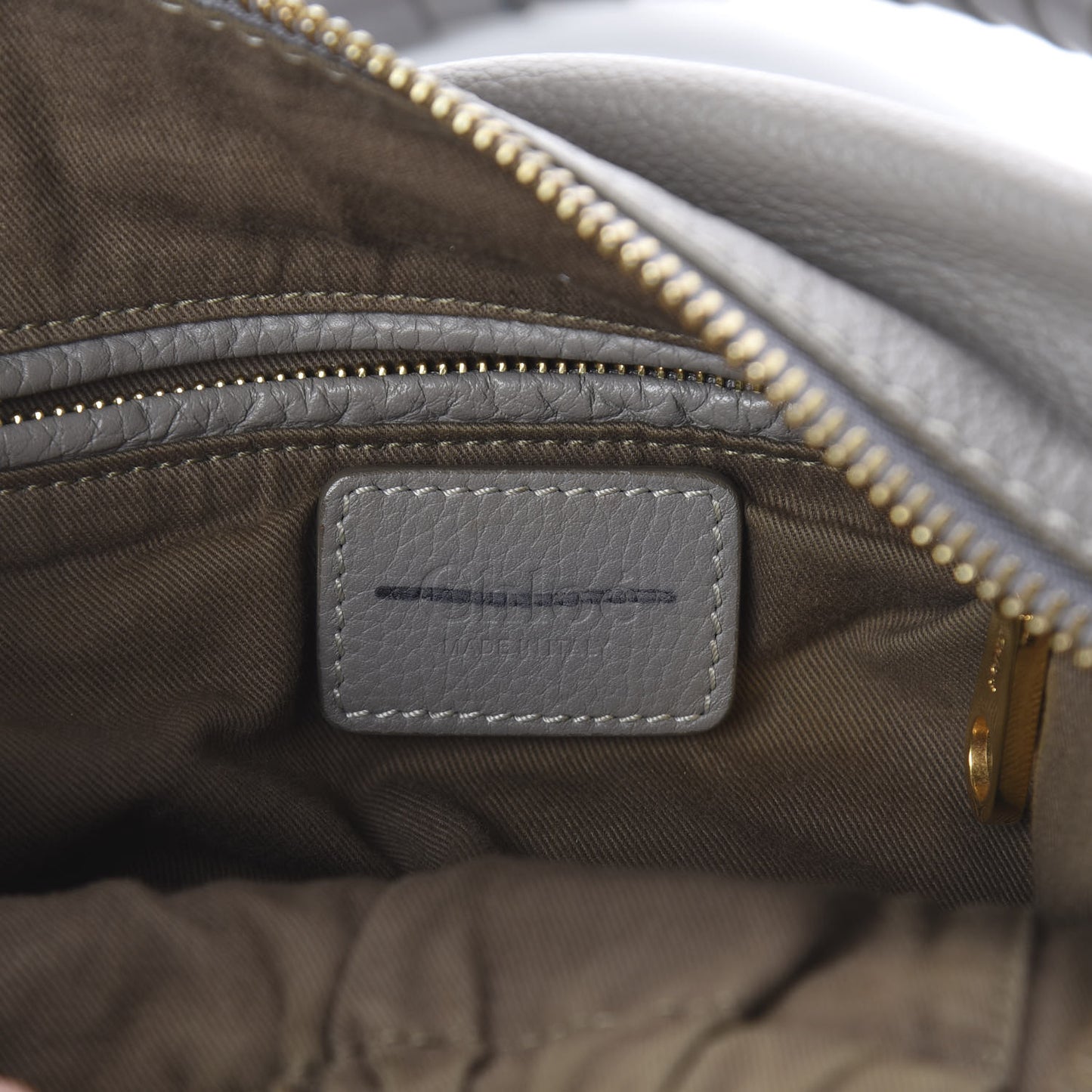 Calfskin Medium Marcie Satchel Cashmere Grey
