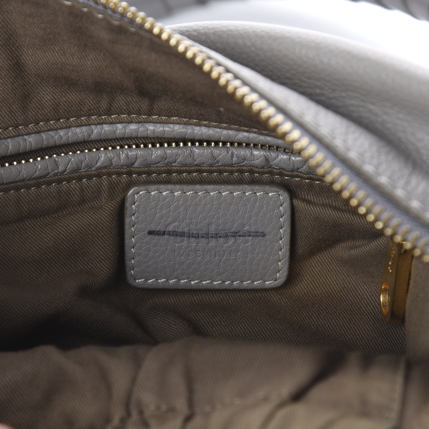 Chloe Calfskin Medium Marcie Satchel Cashmere Grey 5 of 7