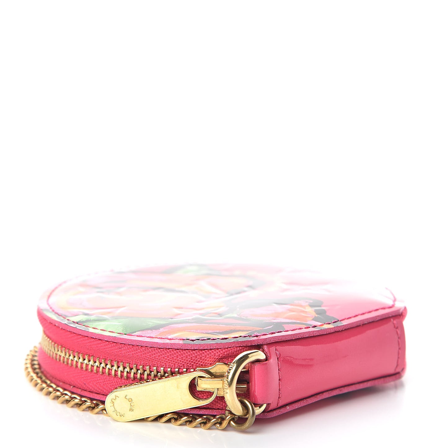 Vernis Roses Chapeau Coin Purse Rose Pop