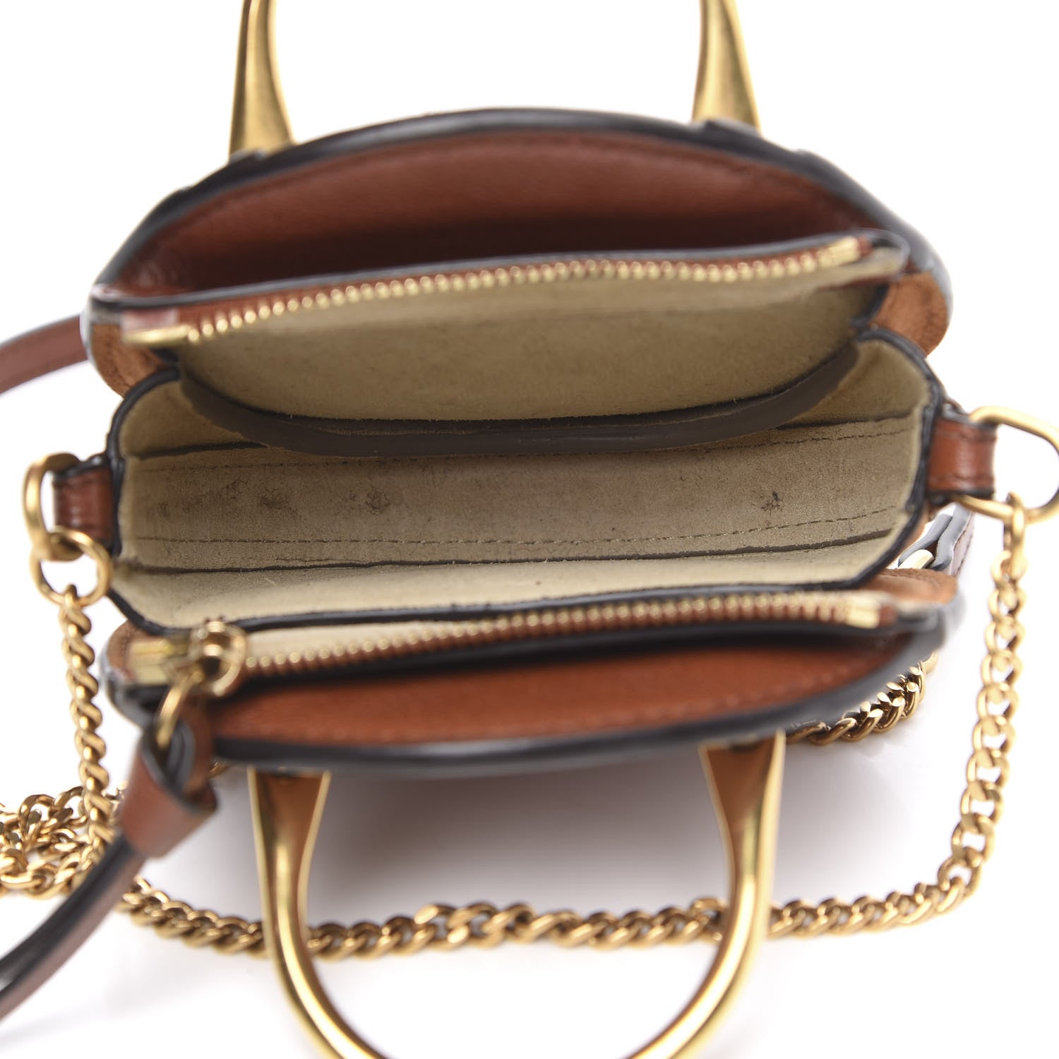 Chloe Goatskin Suede Mini Pixie Bag Saffron Red 5 of 11