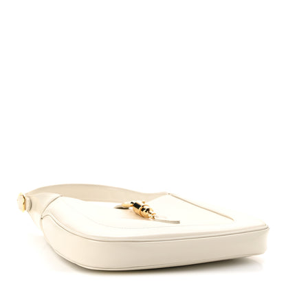 Gucci Boarded Dyana Lux Calfskin Small Jackie 1961 Hobo Mystic White 4 of 10