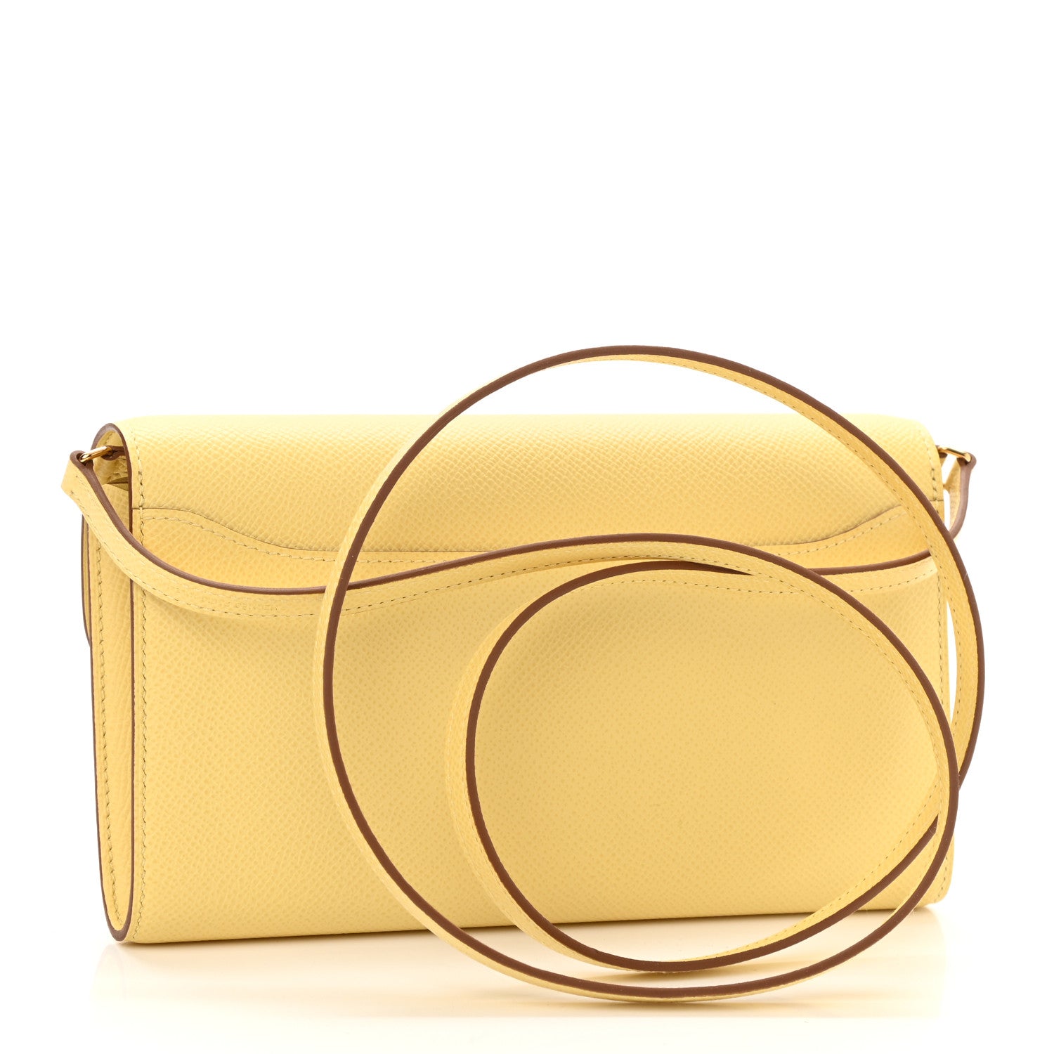 Hermes Epsom Constance Long Wallet To Go Wallet Jaune Poussin 3 of 11