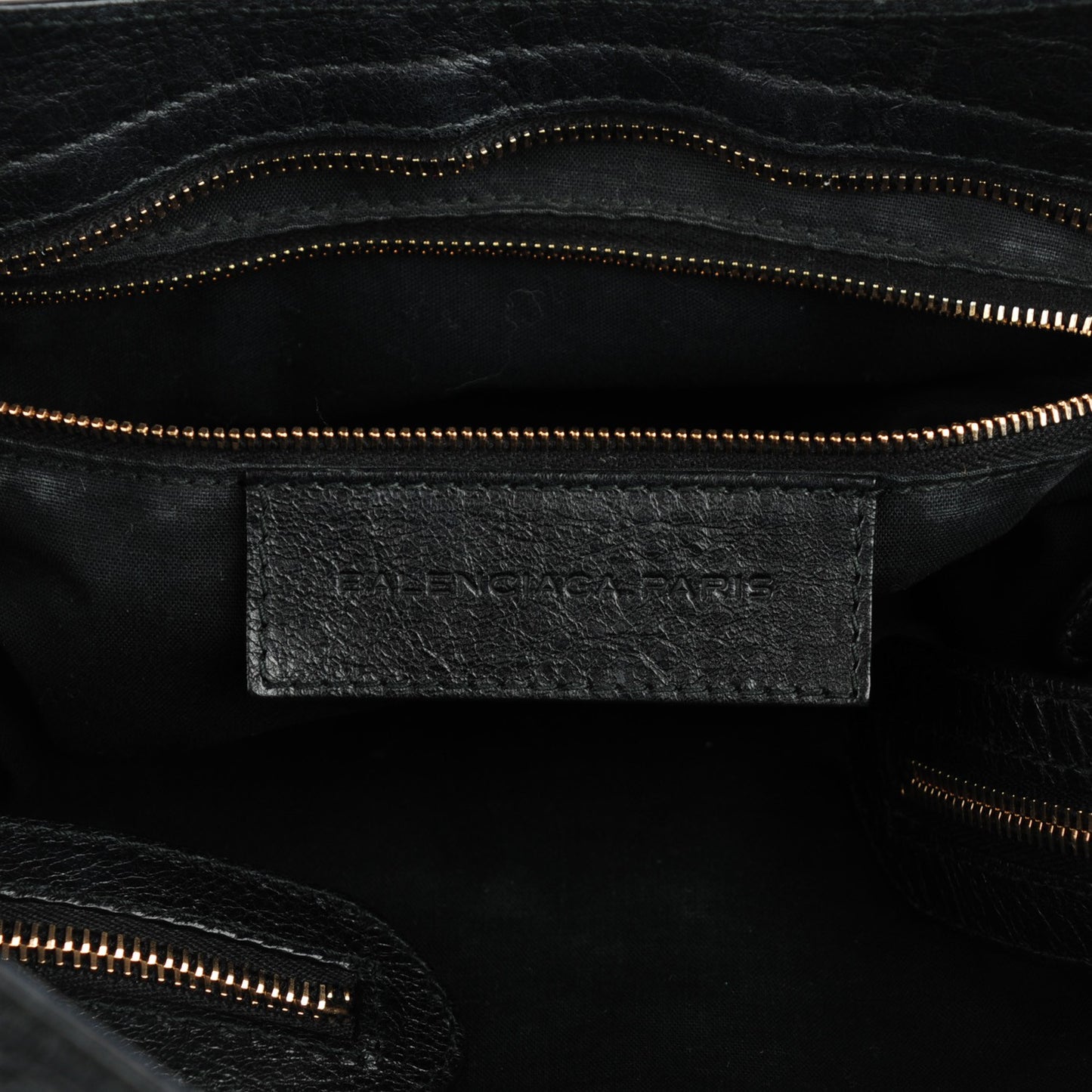 Agneau Giant 12 Rose Gold Hardware City Black