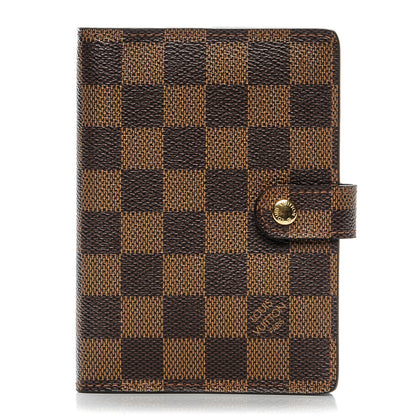 Louis Vuitton Damier Ebene Small Ring Agenda Cover 1 of 6