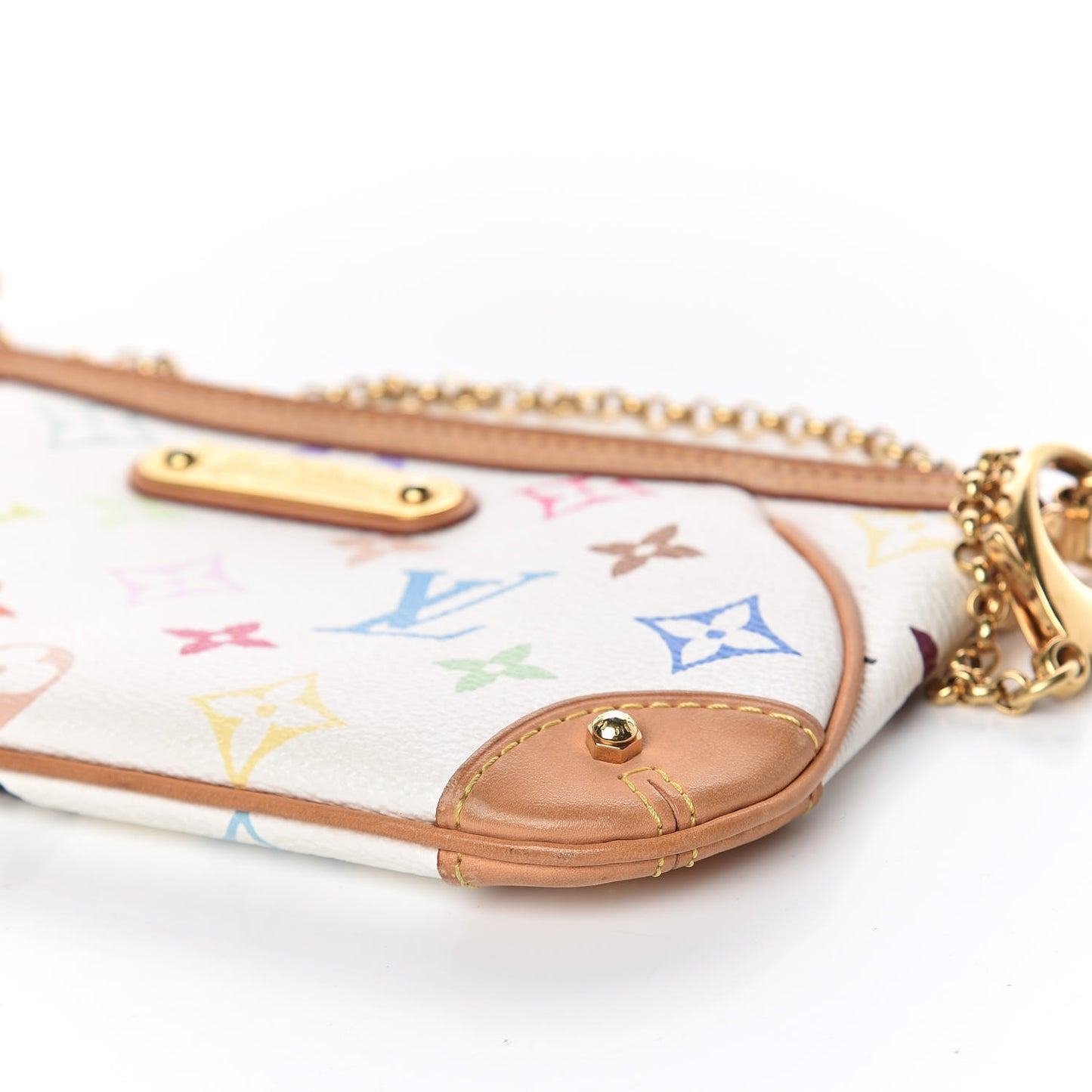 Monogram Multicolor Pochette Milla MM White