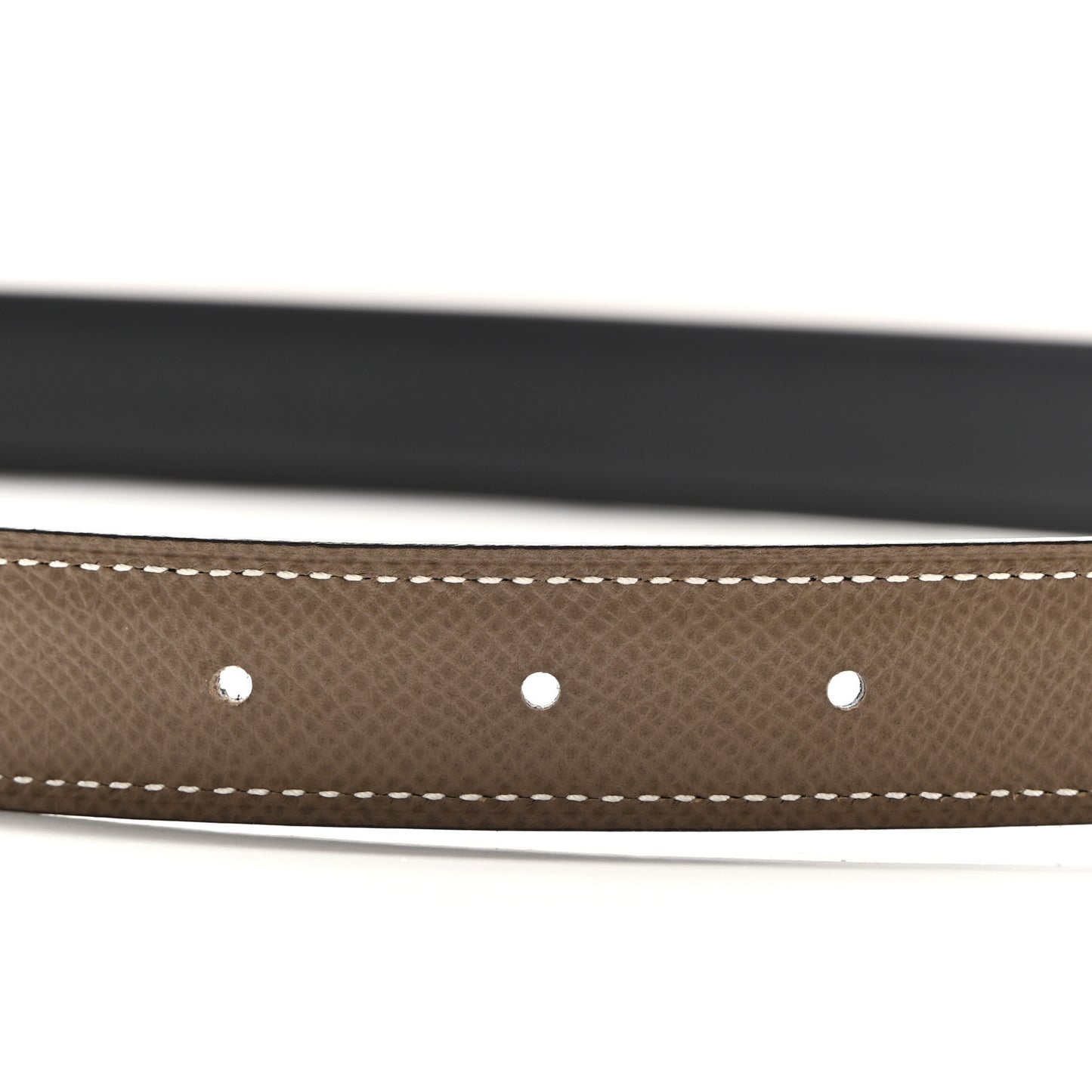 Epsom Swift 24mm Mini Constance H Belt 90 36 Etoupe Black