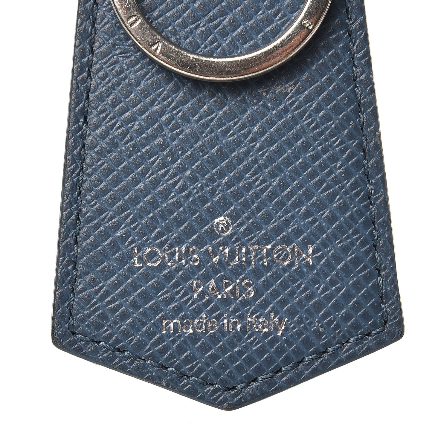 Damier Graphite Rope Enchappe Key Holder Blue