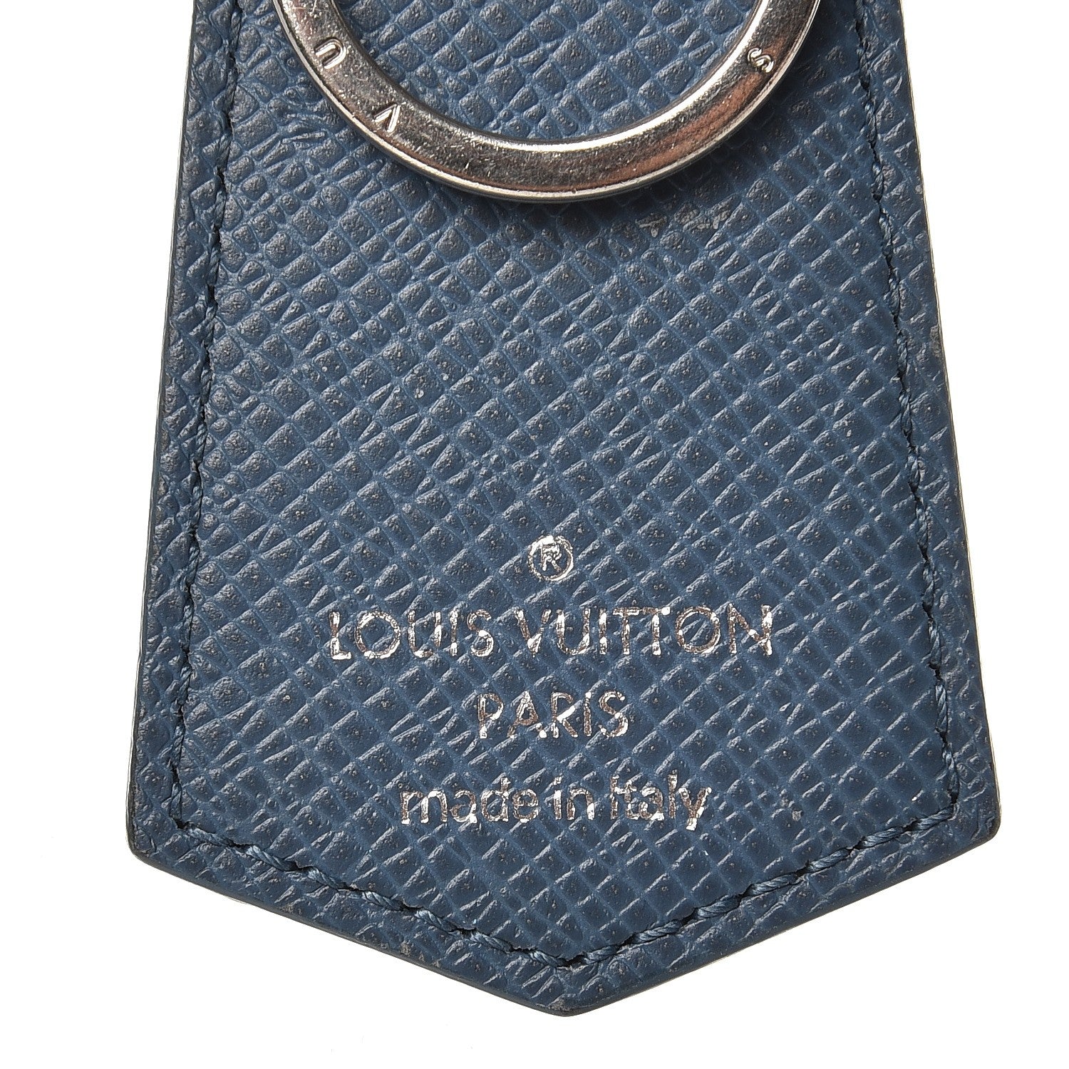 Louis Vuitton Damier Graphite Rope Enchappe Key Holder Blue 3 of 3