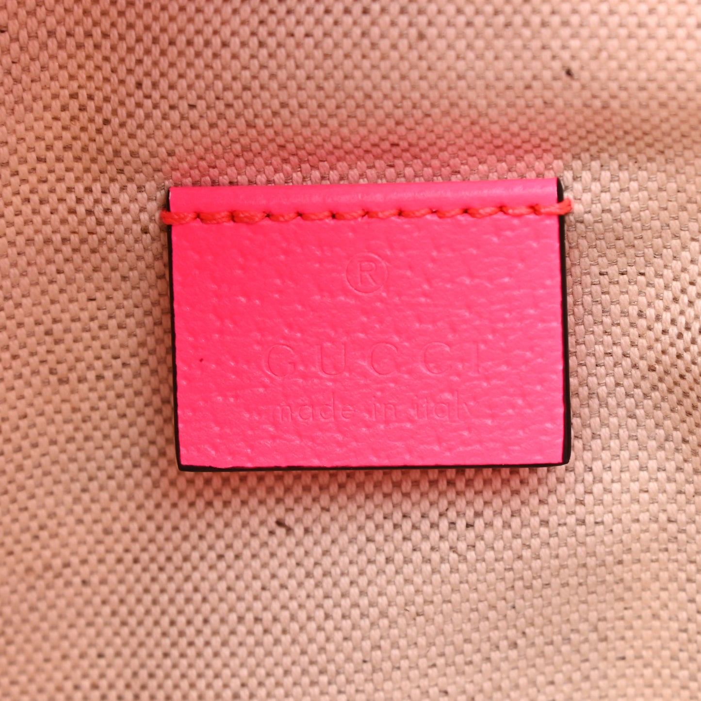 Canvas Flora Large Rajah Chain Tote White Multicolor Fuxia Fluo
