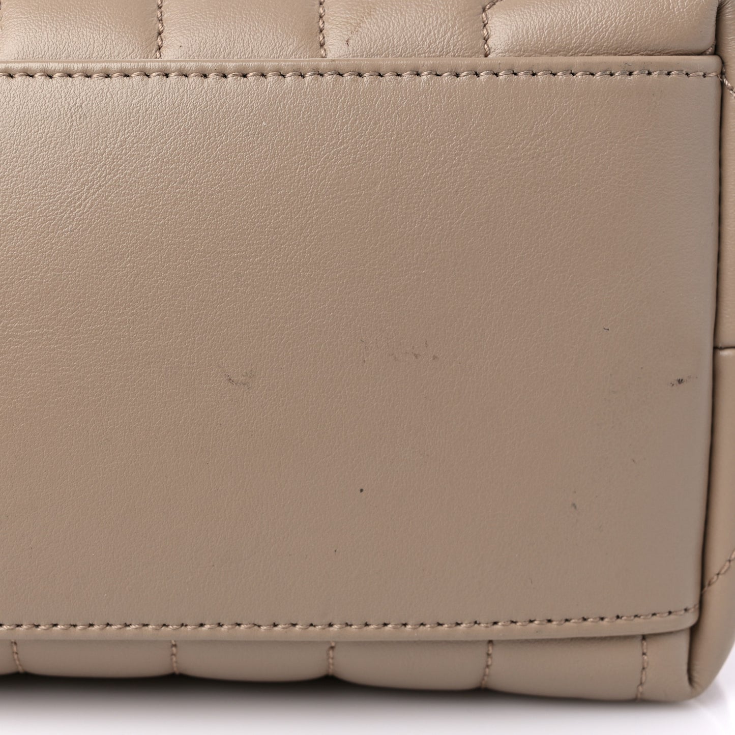 Calfskin Y Quilted Monogram Medium Loulou Chain Satchel Dark Beige