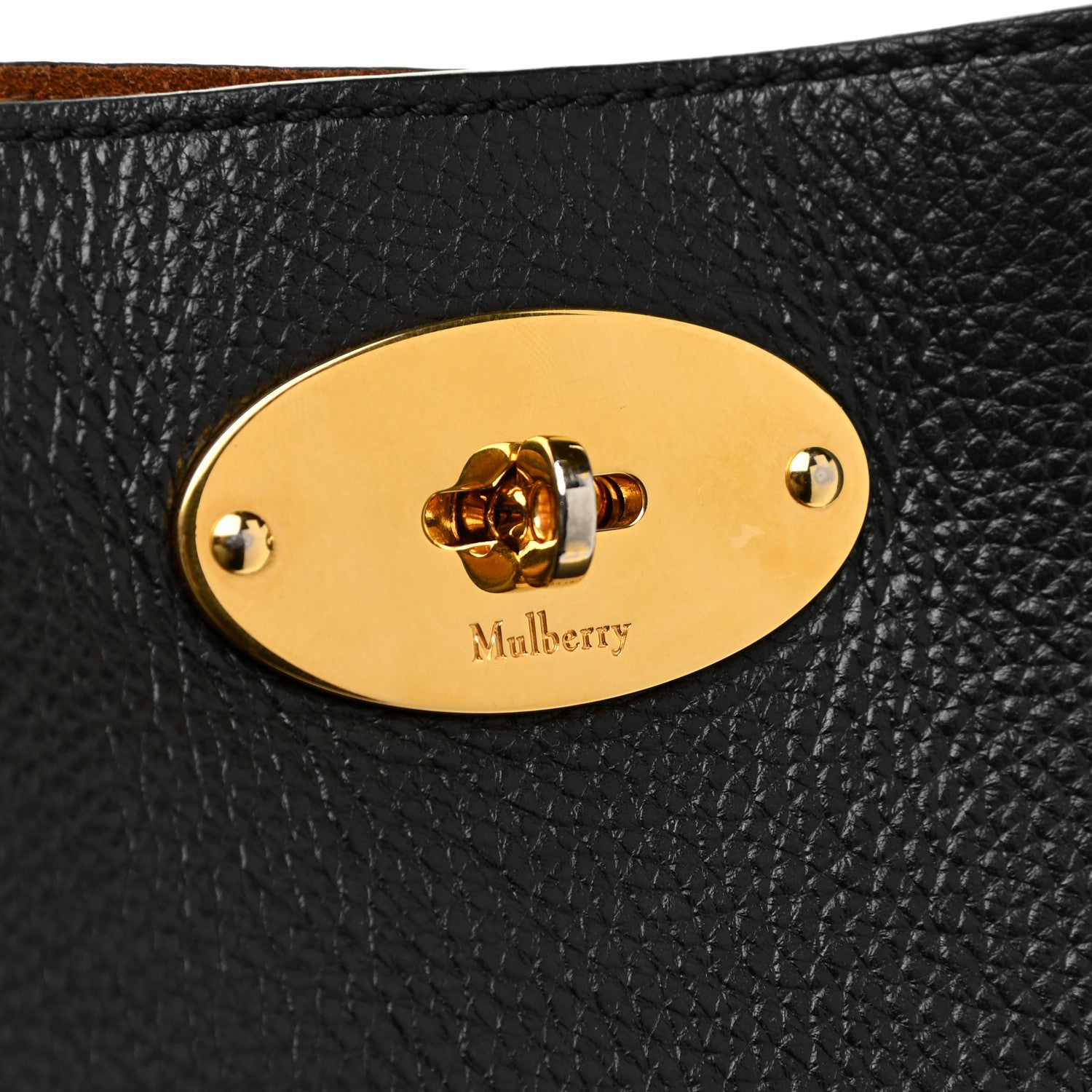 Mulberry Small Classic Grain Bayswater Tote Black 16 of 16