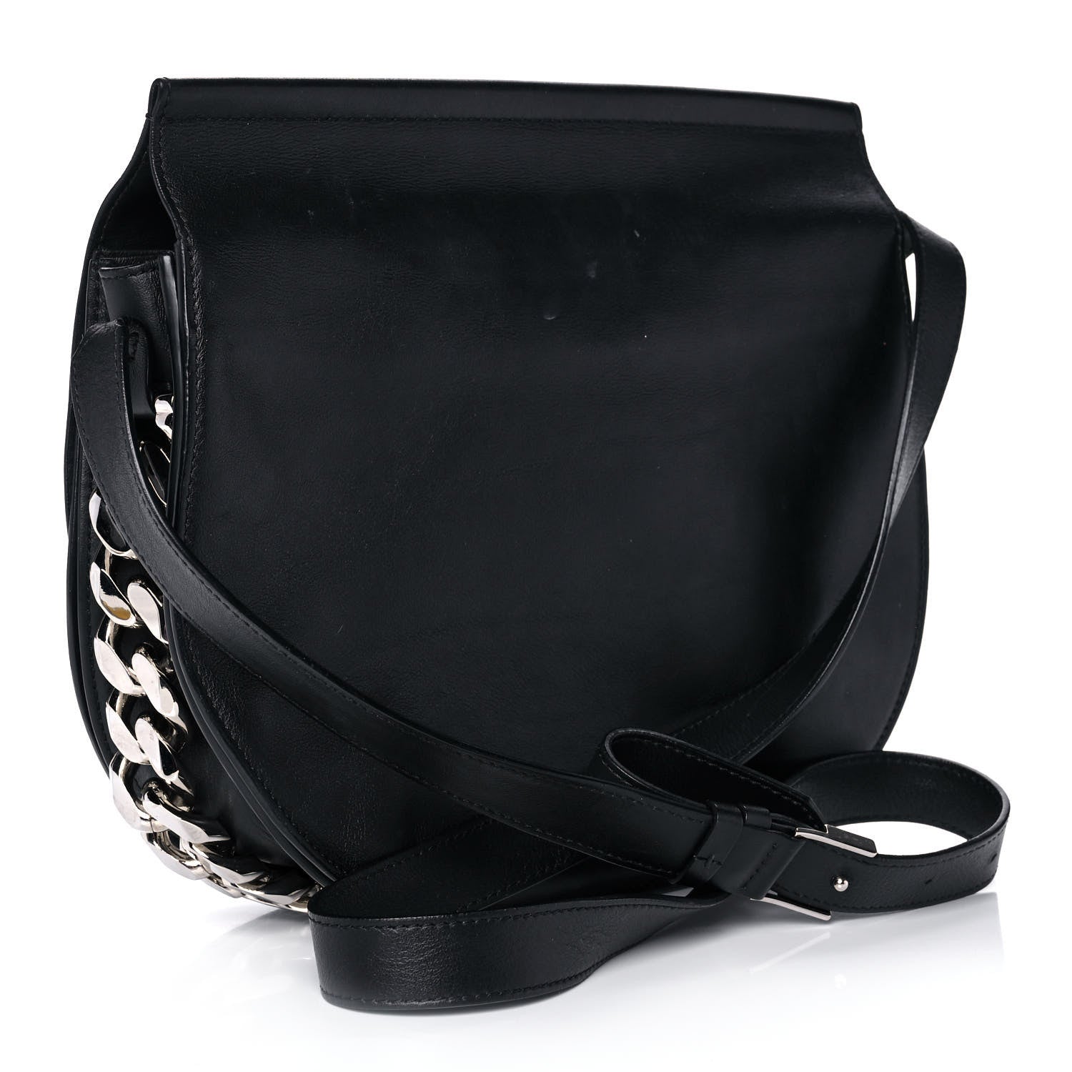 Givenchy Calfskin Mini Infinity Saddle Bag Black 3 of 12