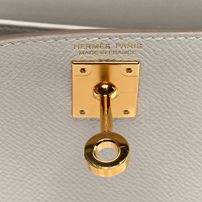 Hermes Epsom Mini Kelly Sellier 20 Gris Pale 6 of 10