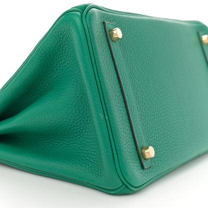 Hermes Togo Birkin 30 Vert Vertigo 9 of 11