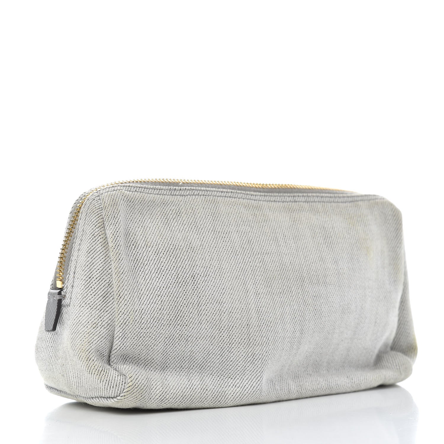 Prada Denim Cosmetic Pouch White 3 of 9