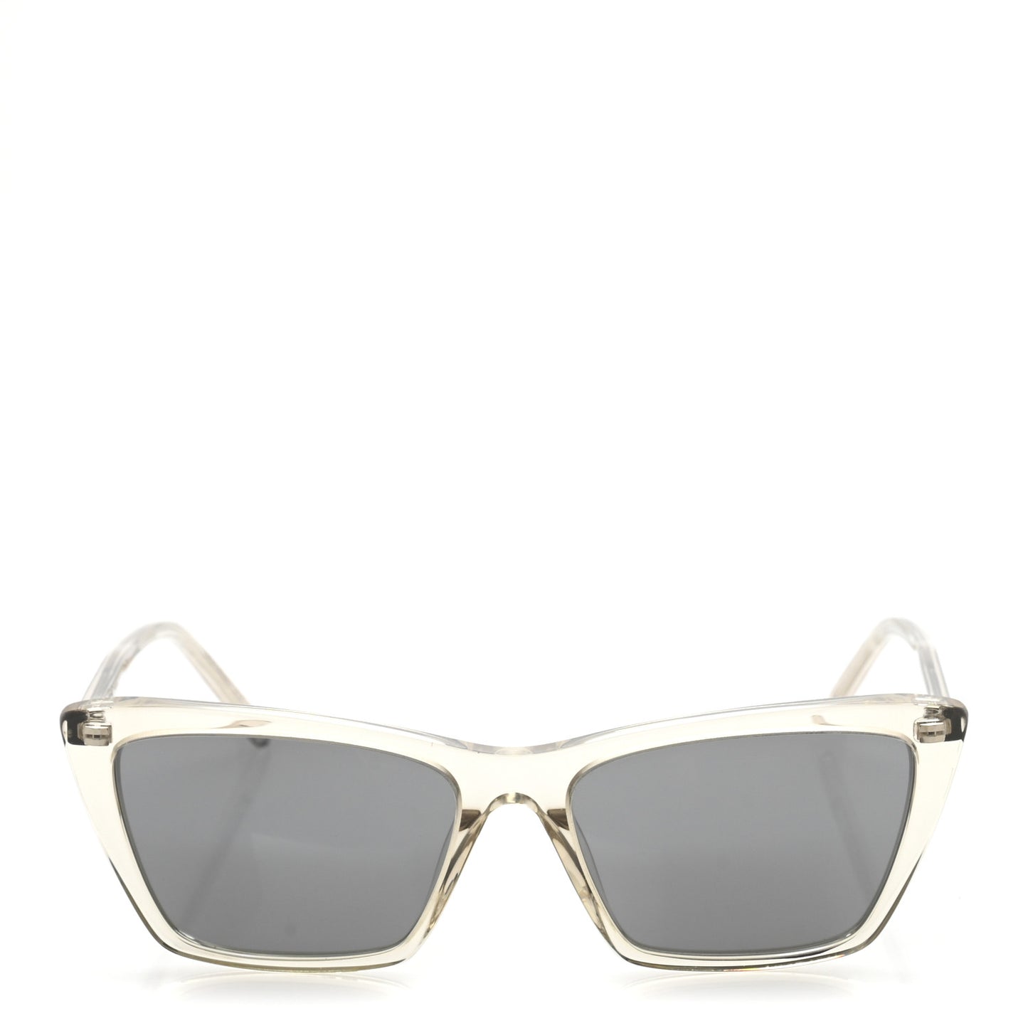 Acetate Cat Eye Mica Thin SL 737 Sunglasses Translucent Beige