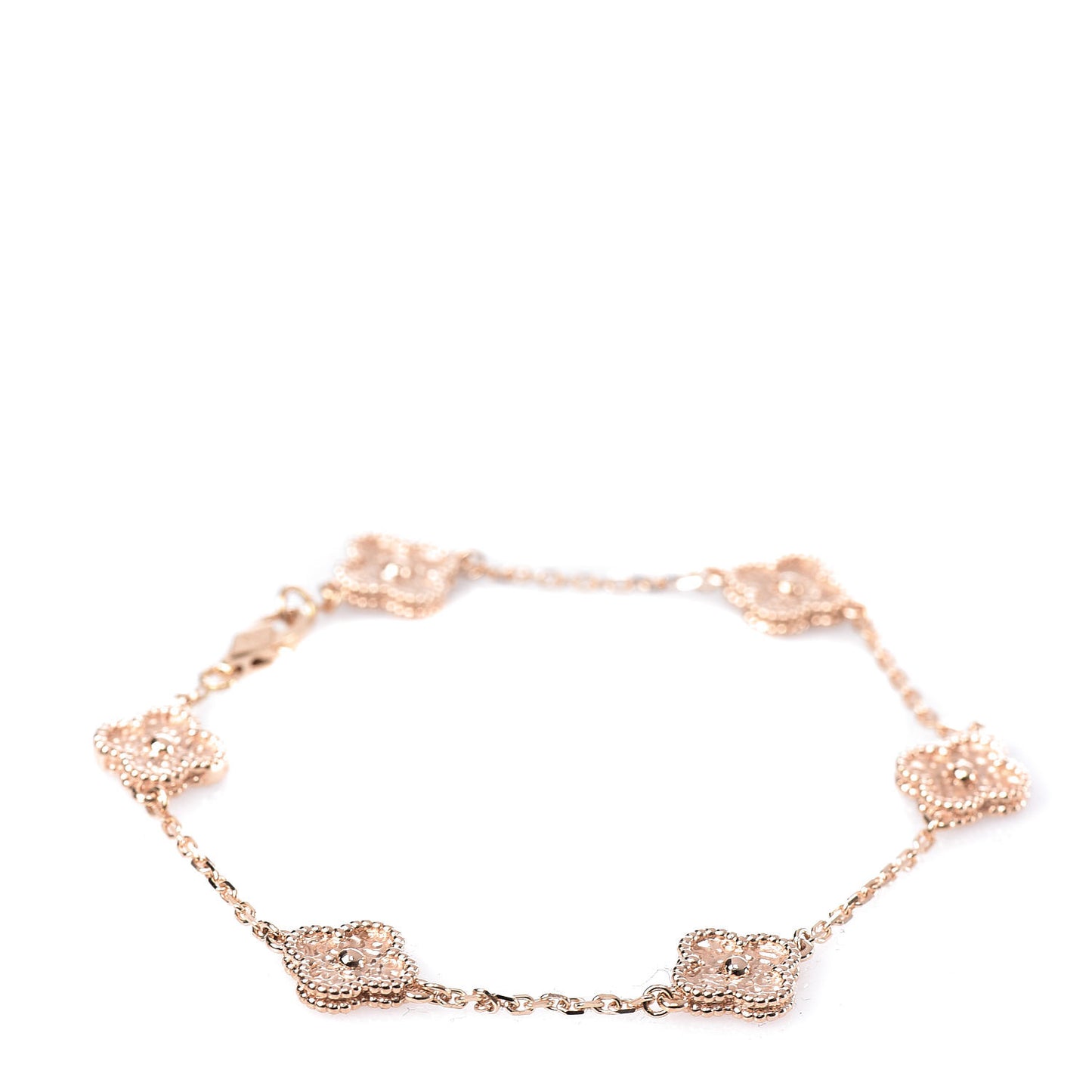 18K Rose Gold 6 Motifs Sweet Alhambra Bracelet