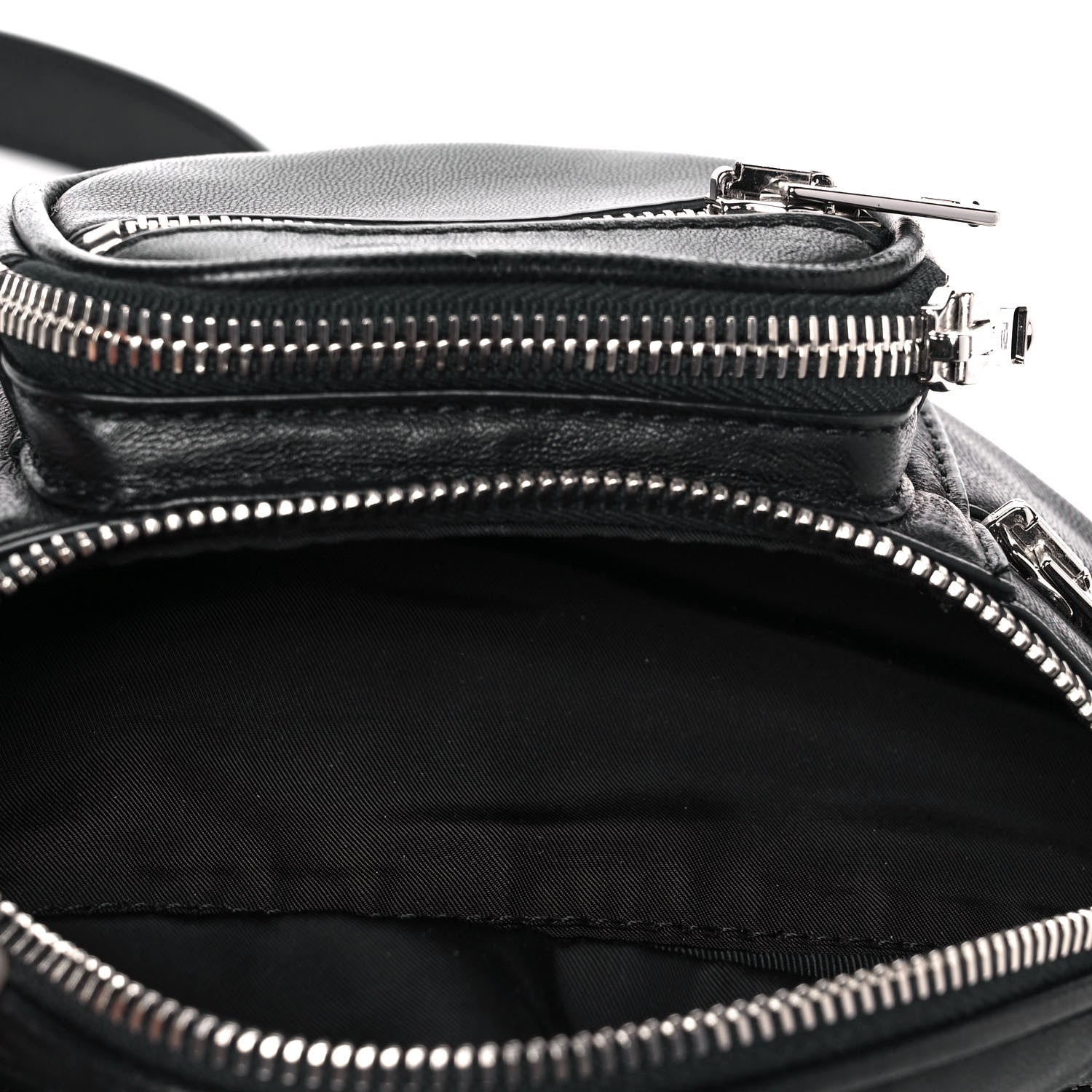 Alexander Wang Lambskin Mini Attica Belt Bag Black 5 of 10