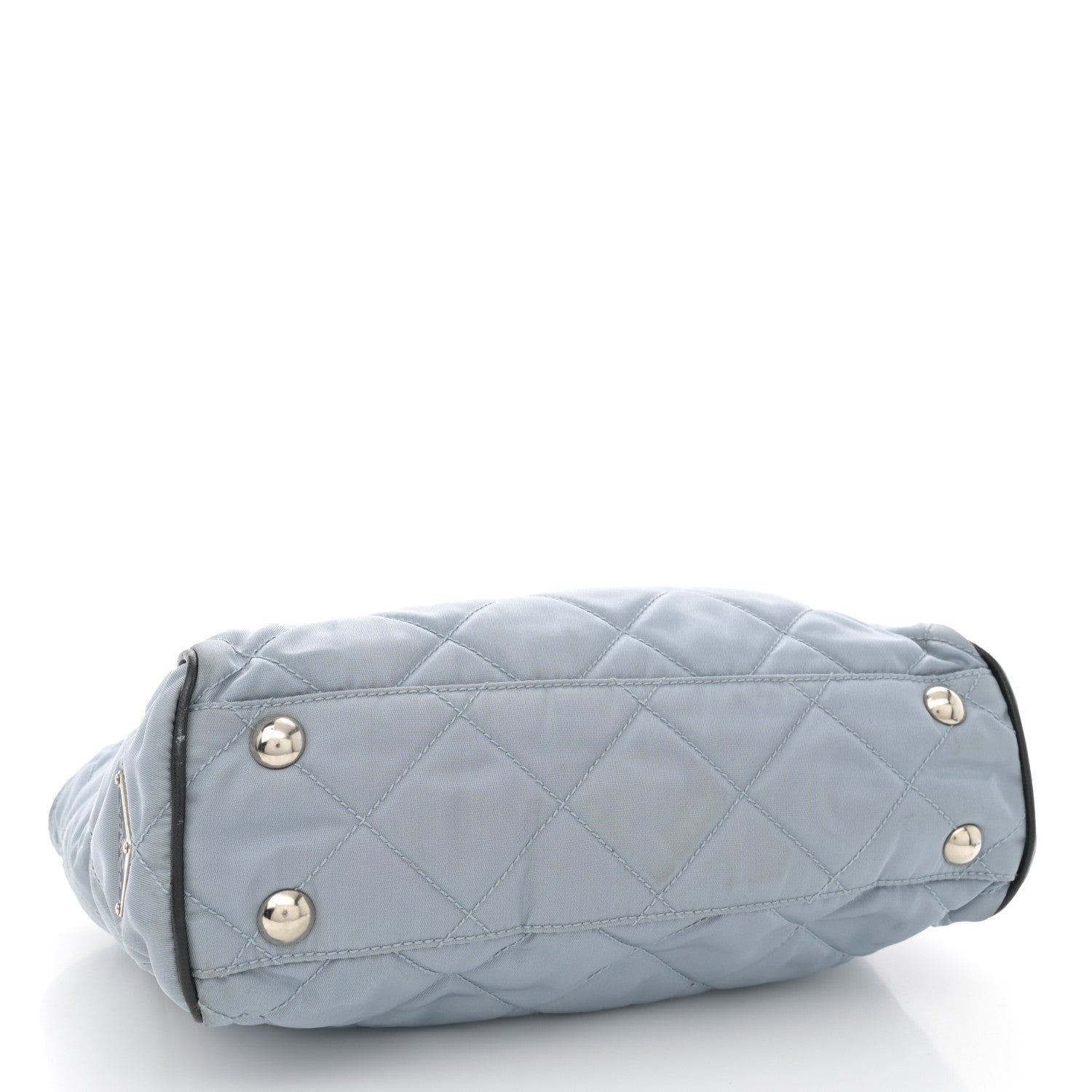Prada Tessuto Nylon Impunturato Quilted Shopping Tote Pervinca 4 of 13