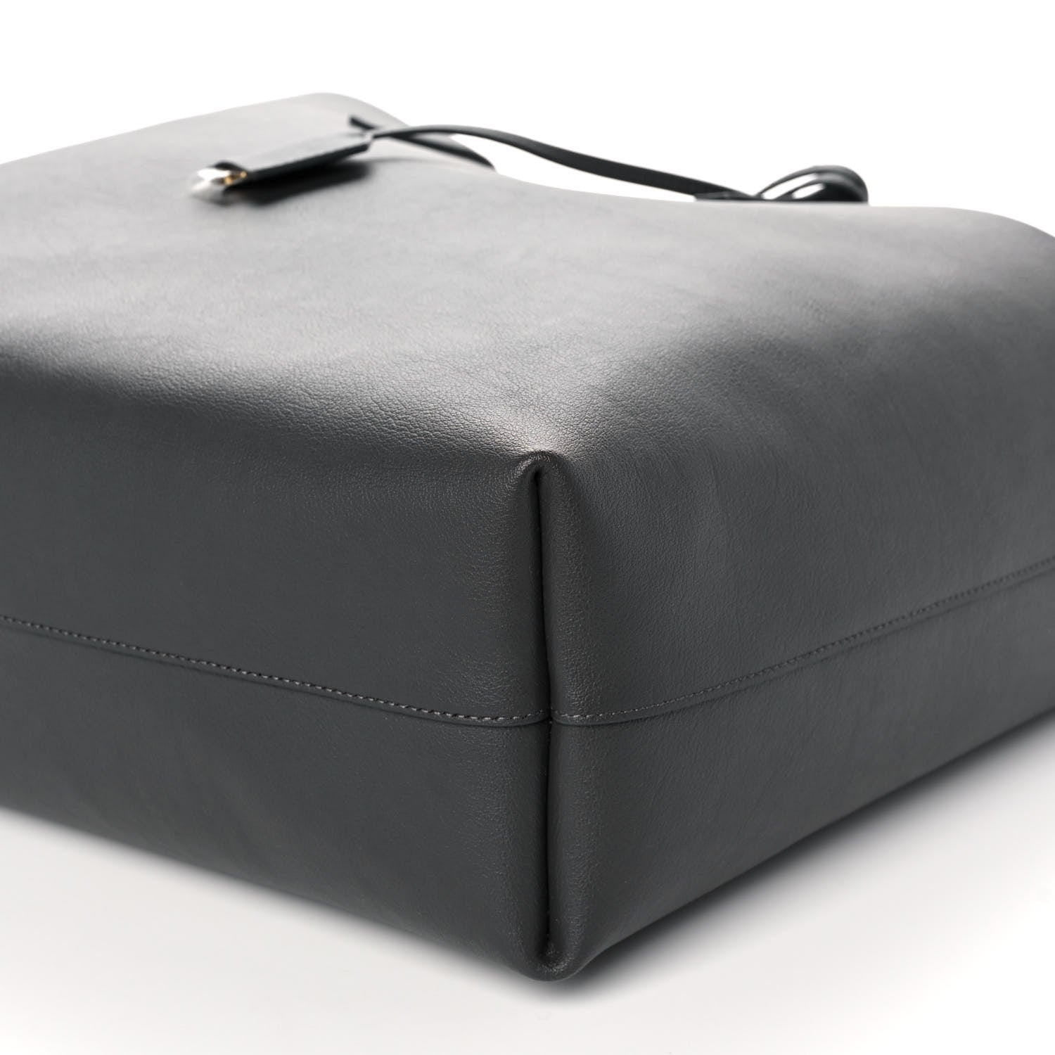 Saint Laurent Calfskin Large Shopping Tote Storm 12 of 12