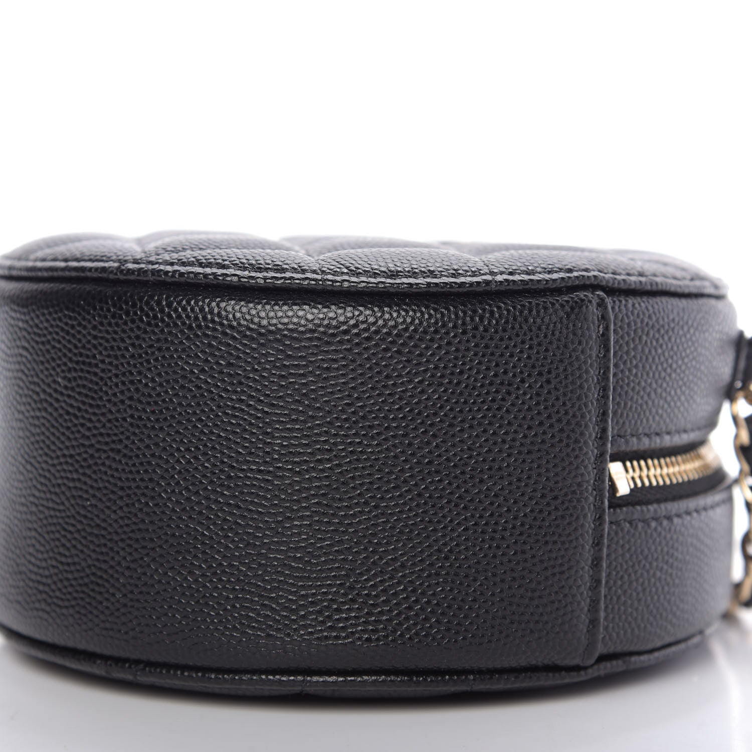 Chanel Caviar Quilted Round Clutch With Chain Black 7 of 10