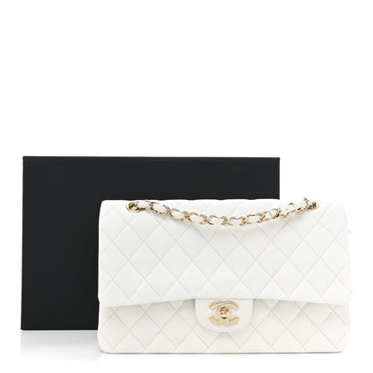 Chanel Caviar Quilted Medium Double Flap White 11 of 11