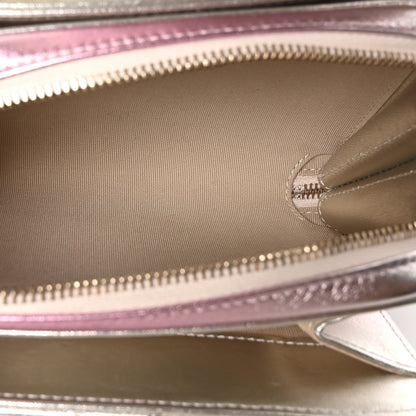 Chanel Metallic Lambskin Like A Wallet Flap Golden Pink 5 of 10