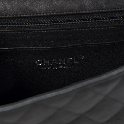 Chanel Crumpled Calfskin Quilted Mini Rectangular Flap So Black 7 of 10