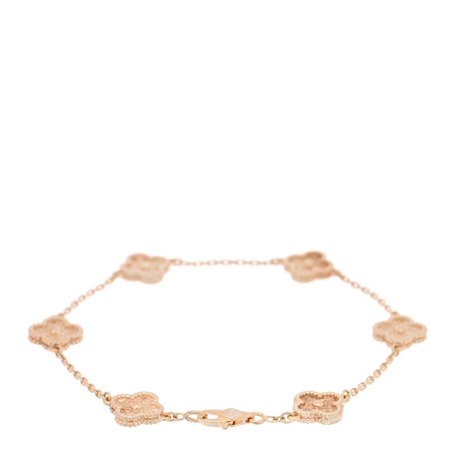 18K Rose Gold 6 Motifs Sweet Alhambra Bracelet