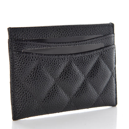 Chanel Caviar Quilted Card Holder Black 3 of 11