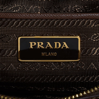 Prada Saffiano Tessuto Nylon Tote Corinto 6 of 11
