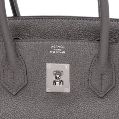 Hermes Togo Birkin 30 Etain 7 of 10