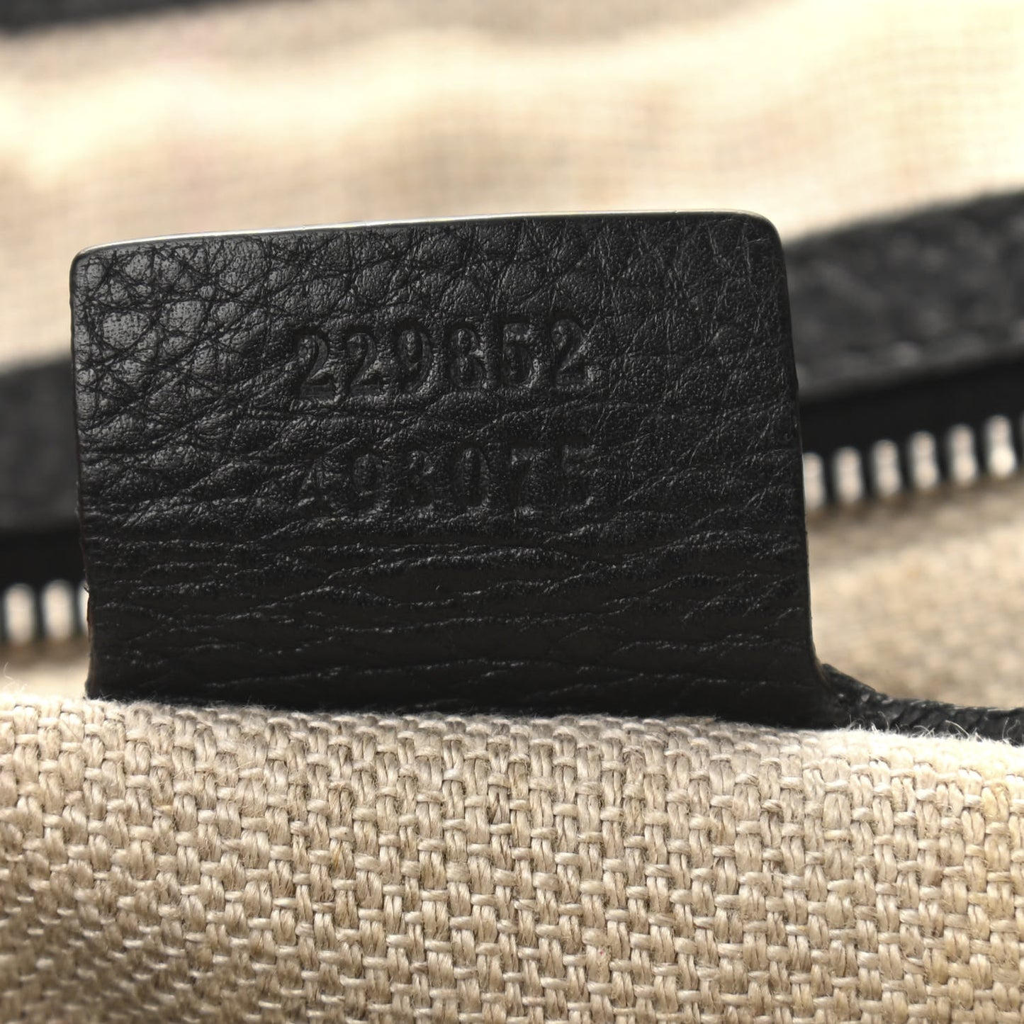 Calfskin Medium Icon Bit Tote Black