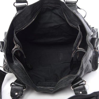 Balenciaga Agneau Giant 21 Silver Hardware Part Time Black 6 of 15